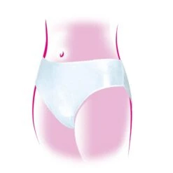 Lot De 4 Culottes Jetables Blanche Taille XL