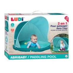 Piscine Couverte Bébé -Lilliputiens Soldes abribaby bleu ludi jouets OG