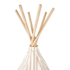 Tipi Enfant Arizona Taupe Stripes Natural -Lilliputiens Soldes arizona tipi 158x128 nobodinoz 303562 OC