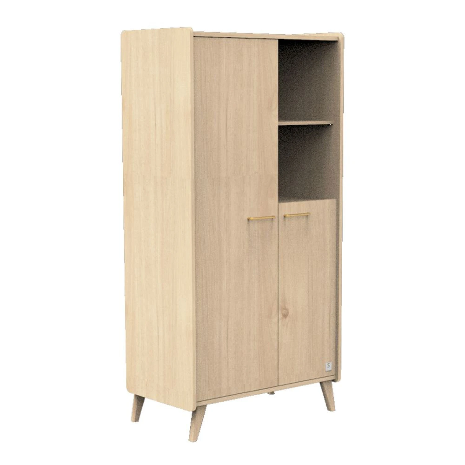 Armoire 2 Portes 2 Niches Arty 1 Armoire 2 Portes 2 Niches Arty