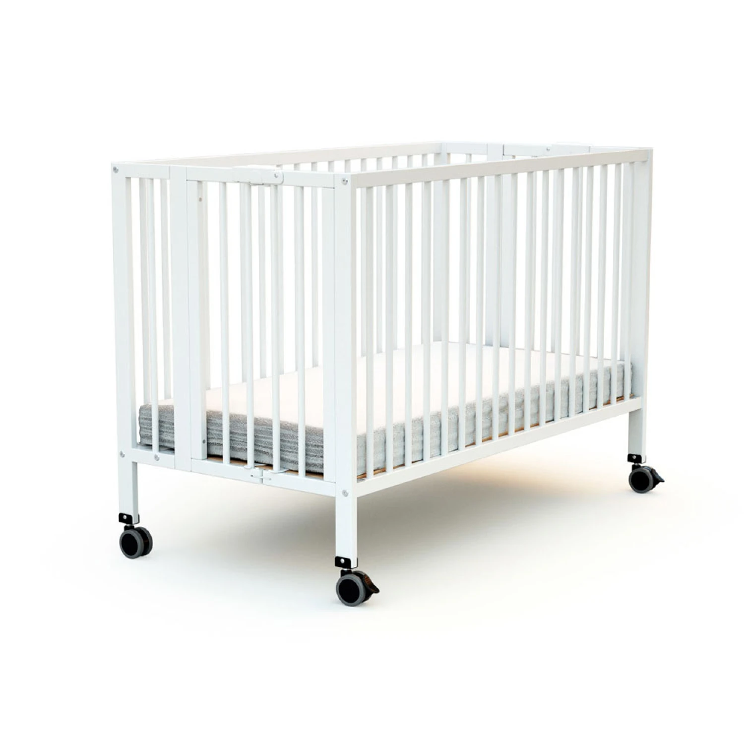Lit Bébé Pliant Confort 60x120 Cm Blanc 1 Lit Bébé Pliant Confort 60x120 Cm Blanc