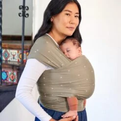 Ergobaby Écharpe De Portage Aura - Vert Olive -Lilliputiens Soldes aura olive hearts ergobaby OC