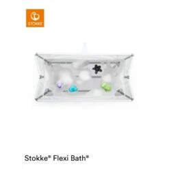 Stokke Baignoire Flexi Bath Blanche + Transat + Support De Baignoire -Lilliputiens Soldes baignoire flexibath blanc transat et support de baignoire OF