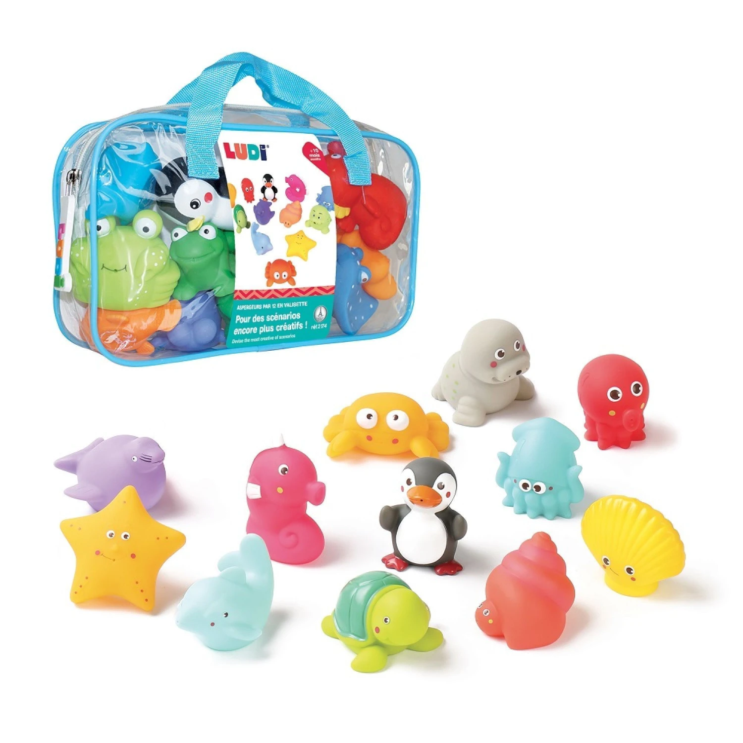 Jouets De Bain Aspergeurs 12 Animaux De La Mer 1 Jouets De Bain Aspergeurs 12 Animaux De La Mer