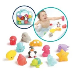 Jouets De Bain Aspergeurs 12 Animaux De La Mer 8 Jouets De Bain Aspergeurs 12 Animaux De La Mer -Lilliputiens Soldes bain aspergeurs 12 mers ludimousse OD