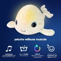 PABOBO Veilleuse Bébé Béluga Peluche Veilleuse & Bruits Blancs 15 PABOBO Veilleuse Bébé Béluga Peluche Veilleuse & Bruits Blancs -Lilliputiens Soldes beluga peluche veilleuse bruits blancs pabobo 367528 OG