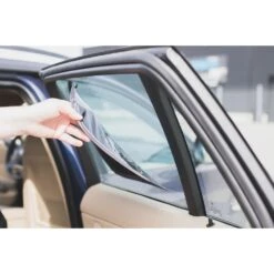 BeSafe Lot De 2 Pare-soleil électrostatiques Noir -Lilliputiens Soldes besafe paire de pare soleil electrostatique avec sac de rangement noir be safe OD