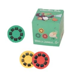 Moulin Roty Boîte De 3 Disques Pour Lampe à Histoires Dans La Jungle