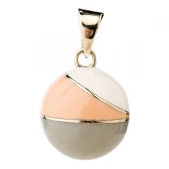 Bola De Grossesse Vintage Blanc Gris Rose