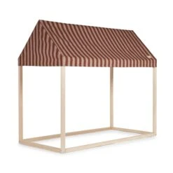 Cabane Majestic Marsala Taupe Stripes