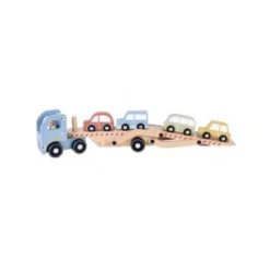 Little Dutch Camion Transporteur En Bois -Lilliputiens Soldes camion transporteur en bois baby to love OC