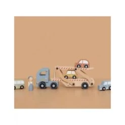 Little Dutch Camion Transporteur En Bois -Lilliputiens Soldes camion transporteur en bois baby to love OF