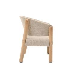 Chaise Enfant SABA Beige En Hêtre Brut -Lilliputiens Soldes chaise saba beige en hetre brut charlie crane OC