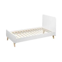 Chambre Duo Lit Bébé 70x140 Cm évolutif En Lit Enfant + Commode Avec Plan à Langer Loft White -Lilliputiens Soldes chambre duo lit convertible 140 x 70 cm commode avec plan a langer loft white quax OE