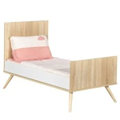 Chambre Duo Lit évolutif Bébé Little Big Bed 70x140 Cm + Commode Seventies Rose -Lilliputiens Soldes chambre duo lit little big bed 140 x 70 commode seventies rose sauthon meubles OF