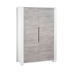 Chambre Duo Lit évolutif Bébé Combiné 60x120 Cm En 90x190 Cm + Armoire Loft Bois -Lilliputiens Soldes chambre lit combine armoire loft bois sauthon meubles OE