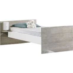 Chambre Duo Lit évolutif Bébé Combiné 60x120 Cm En 90x190 Cm + Armoire Loft Bois -Lilliputiens Soldes chambre lit combine armoire loft bois sauthon meubles OG