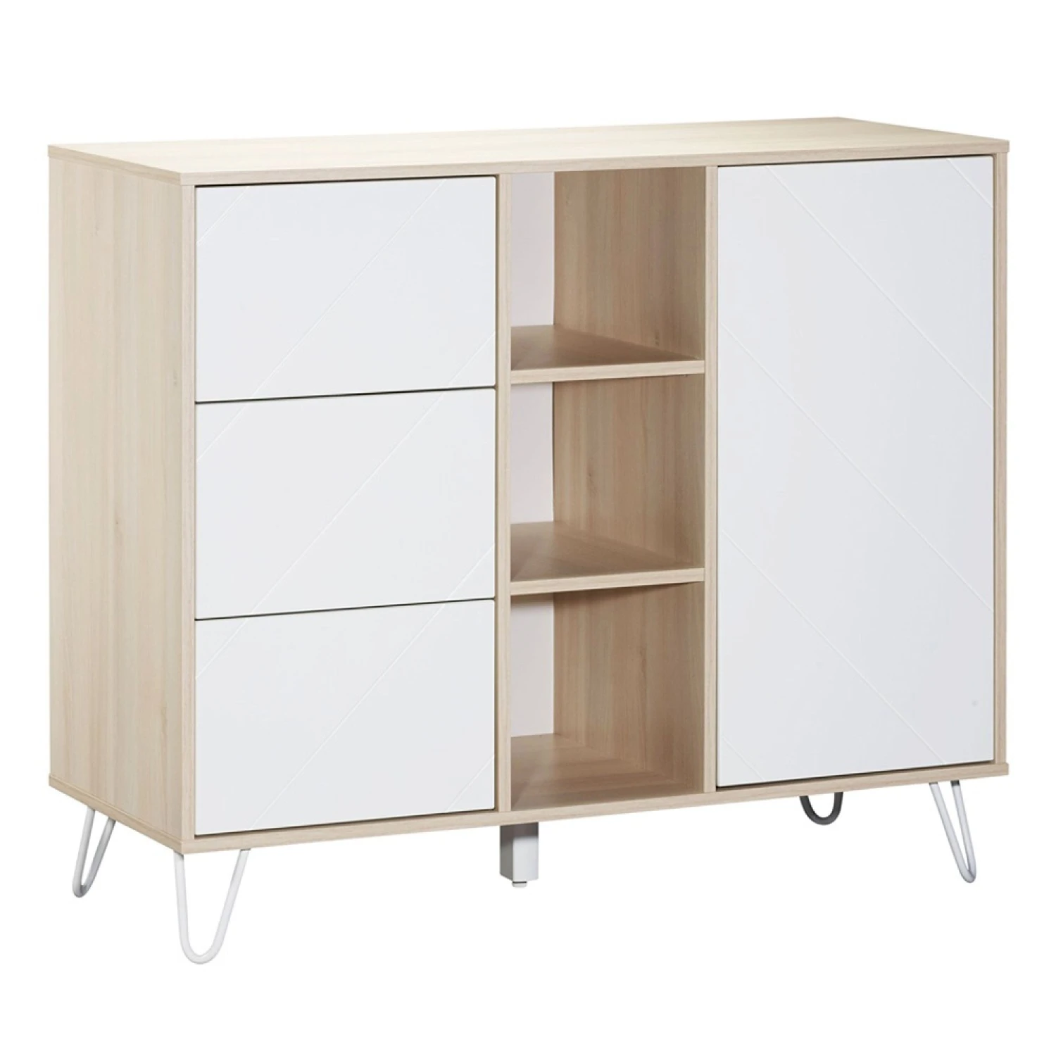 Chambre Trio Lit 60x120 Cm + Armoire + Commode Happy 4 Chambre Trio Lit 60x120 Cm + Armoire + Commode Happy – Image 4