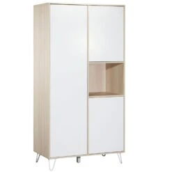 Chambre Trio Lit 60x120 Cm + Armoire + Commode Happy 9 Chambre Trio Lit 60x120 Cm + Armoire + Commode Happy -Lilliputiens Soldes chambre trio lit 120 x 60 commode armoire happy sauthon meubles OE