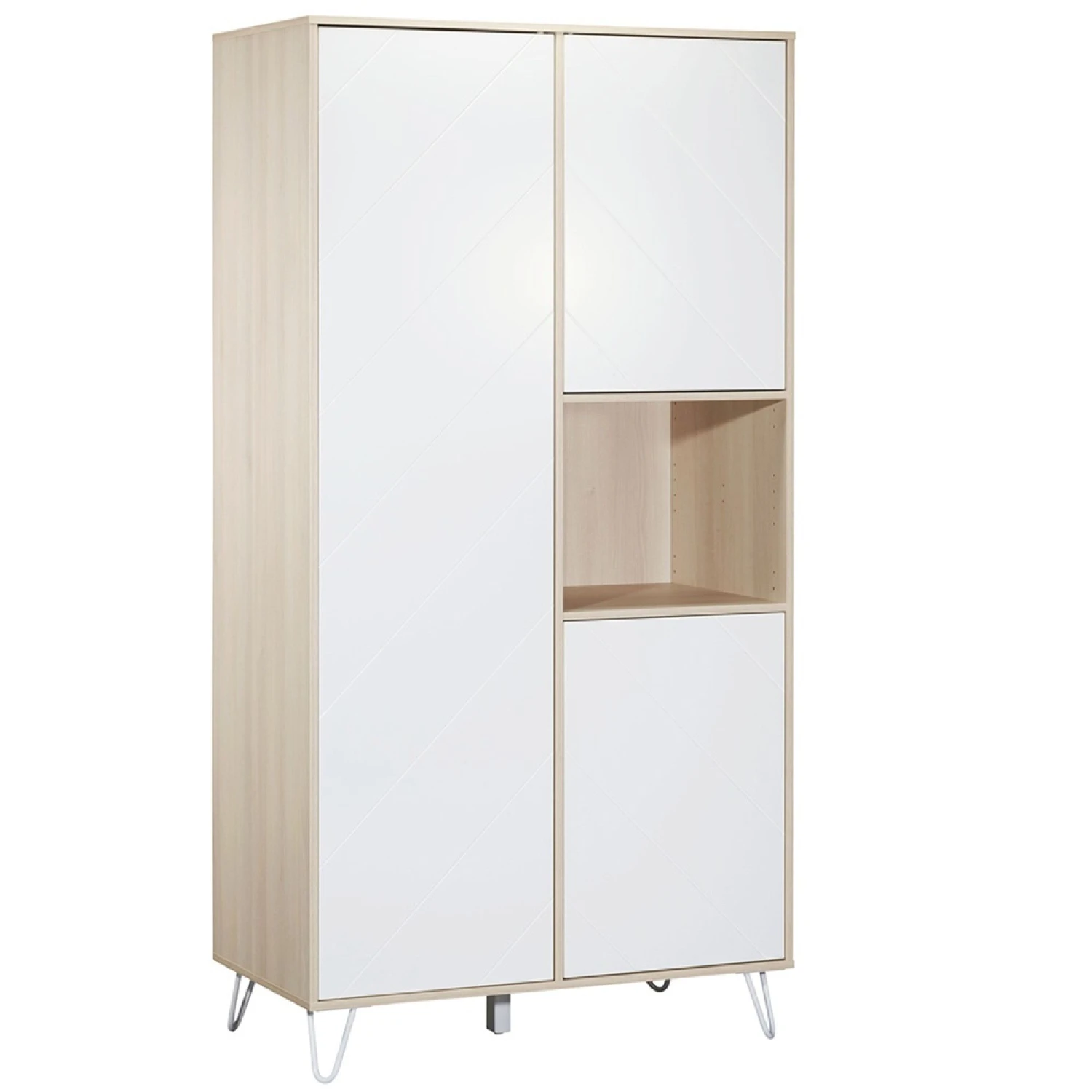 Chambre Trio Lit 60x120 Cm + Armoire + Commode Happy 5 Chambre Trio Lit 60x120 Cm + Armoire + Commode Happy – Image 5