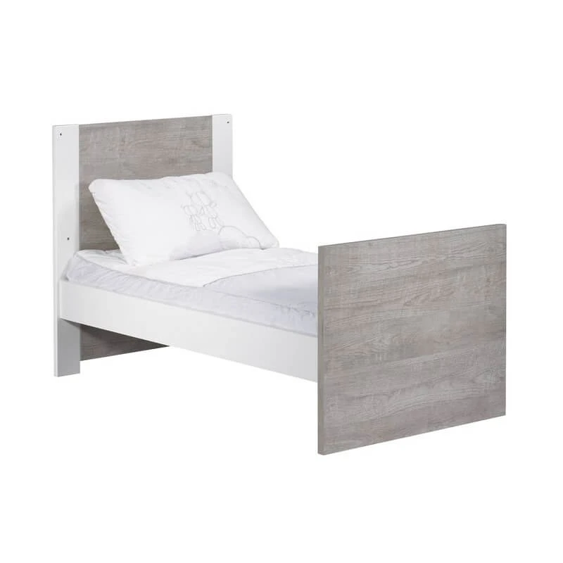 Chambre Trio Lit évolutif Bébé Little Big Bed 70x140 Cm + Armoire + Commode Loft Bois 3 Chambre Trio Lit évolutif Bébé Little Big Bed 70x140 Cm + Armoire + Commode Loft Bois – Image 3