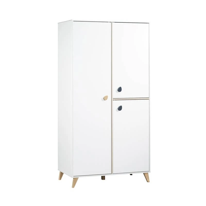 Chambre Trio évolutif Bébé Lit Little Big Bed 70x140 Cm + Armoire + Commode Oslo Goutte 4 Chambre Trio évolutif Bébé Lit Little Big Bed 70x140 Cm + Armoire + Commode Oslo Goutte – Image 4