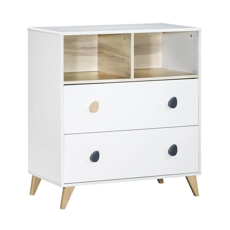 Chambre Trio évolutif Bébé Lit Little Big Bed 70x140 Cm + Armoire + Commode Oslo Goutte 5 Chambre Trio évolutif Bébé Lit Little Big Bed 70x140 Cm + Armoire + Commode Oslo Goutte – Image 5