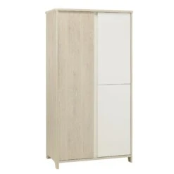 Chambre Trio Lit 70x140 Cm + Armoire + Commode Sacha Pin Blanchi -Lilliputiens Soldes chambre trio sacha pin blanchi lit 70x140 commode armoire galipette OE