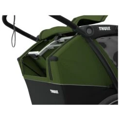 Thule Remorque De Vélo Chariot Cab 2 Cypress Green -Lilliputiens Soldes chariot cab 2 cypres green thule OD