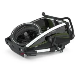 Thule Remorque De Vélo Chariot Cab 2 Cypress Green -Lilliputiens Soldes chariot cab 2 cypres green thule OF