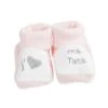Chaussons J'aime Ma Tata - Rose