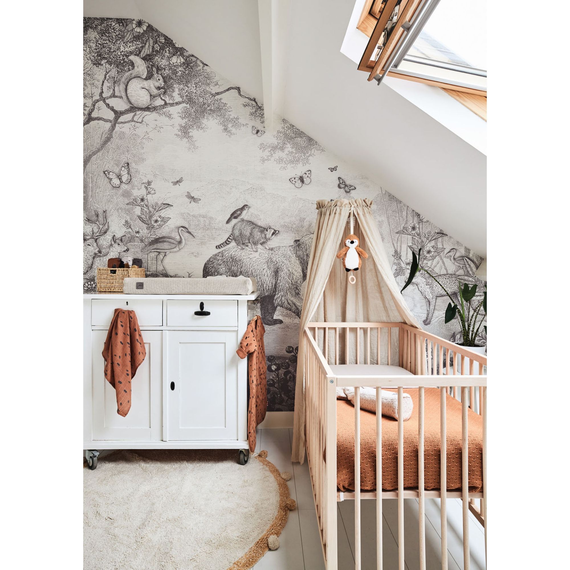 Lilliputiens Soldes -Lilliputiens Soldes ciel vintage 155cm nougat jollein OD 1