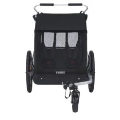 Thule Remorque De Vélo Coaster 2 XT Black -Lilliputiens Soldes coaster 2 xt bike trailerstroll black thule OH