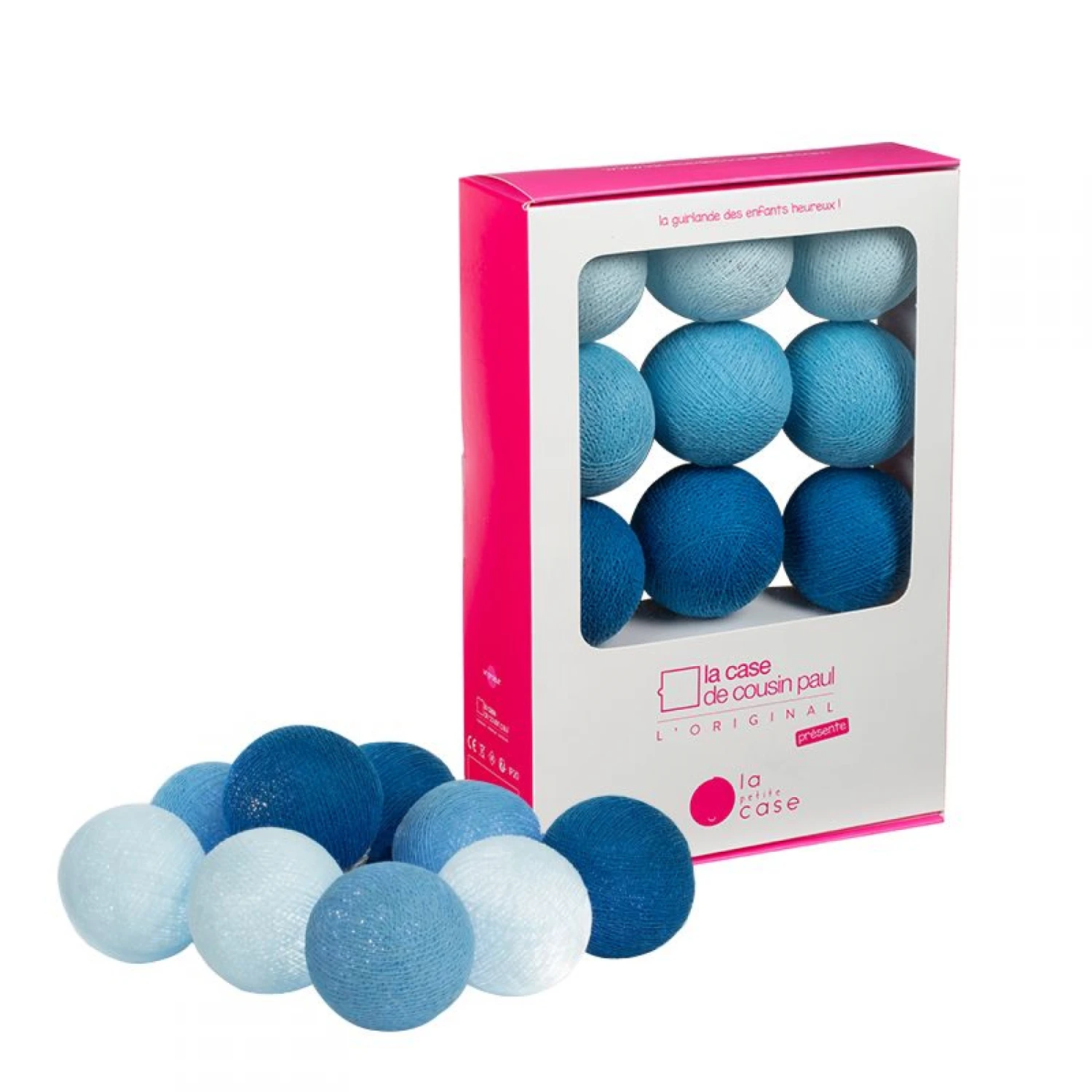 Guirlande La Petite Case 9 Boules Avec Piles Lucien 1 Guirlande La Petite Case 9 Boules Avec Piles Lucien