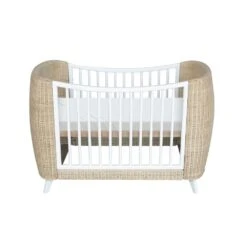 Lit Bébé évolutif Coquillage 70x140 Cm Neige -Lilliputiens Soldes coquillage lit 70x140 neige theo OC