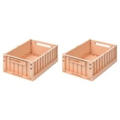 Liewood Lot De 2 Boîtes De Rangement Weston Taille M Tuscany Rose