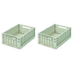 Liewood Lot De 2 Boîtes De Rangement Weston Taille M Dusty Mint