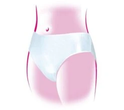 Jané Lot De 5 Slips Jetables Blanc Taille 46-48