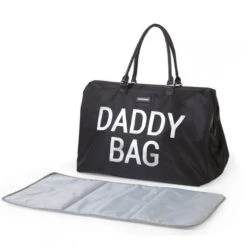 Childhome Sac à Langer Daddy Bag Noir -Lilliputiens Soldes daddy bag large noir child wheels OC