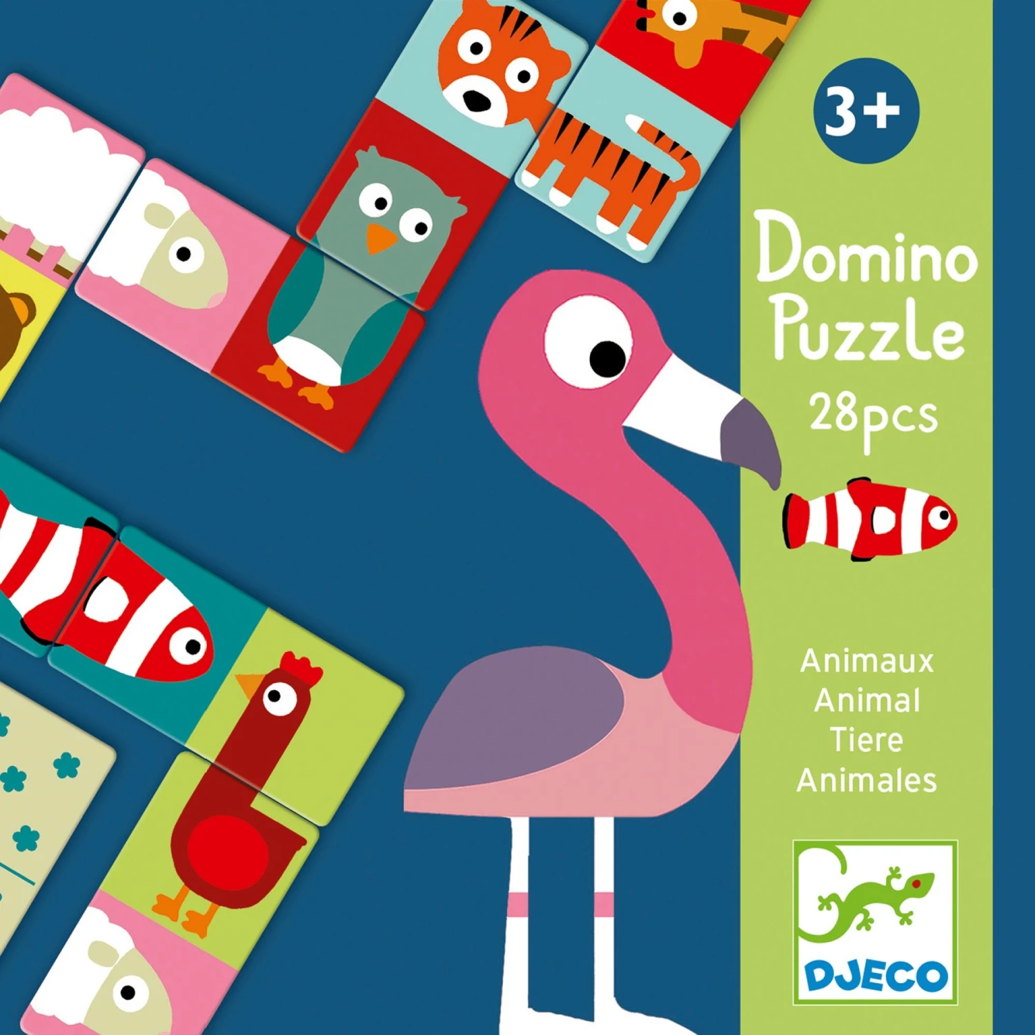 Djeco Jeu éducatif Domino Animo-puzzle 1 Djeco Jeu éducatif Domino Animo-puzzle