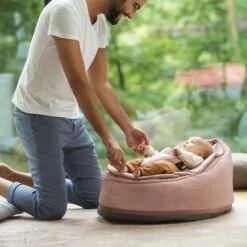 BabyMoov Transat Doomoo Seat'n Swing Pink -Lilliputiens Soldes doomoo seatn swing pink balancelle incluse babymoov OD