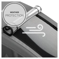 HAUCK Remorque De Vélo Dryk Duo Grey -Lilliputiens Soldes dryk duo grey hauck OK