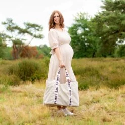 Childhome Sac à Langer Family Bag Signature Canvas Gris -Lilliputiens Soldes family bag signature canvas ecru childhome OD