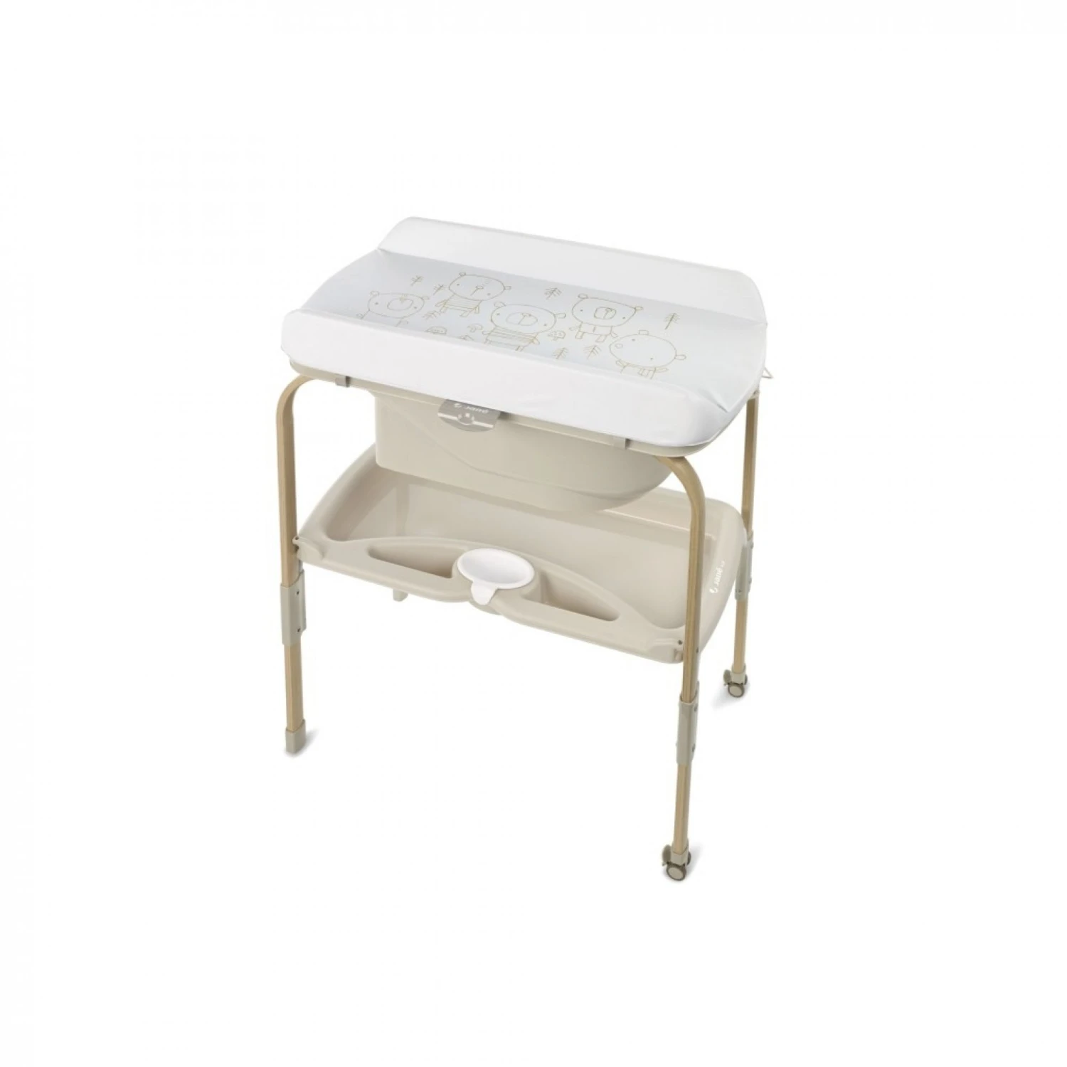 Jané Table à Langer Avec Baignoire Flip Glitter Nature Edition 1 Jané Table à Langer Avec Baignoire Flip Glitter Nature Edition