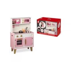 Janod Grande Cuisine Enfant En Bois Candy Chic -Lilliputiens Soldes grande cuisine candy chic janod OD