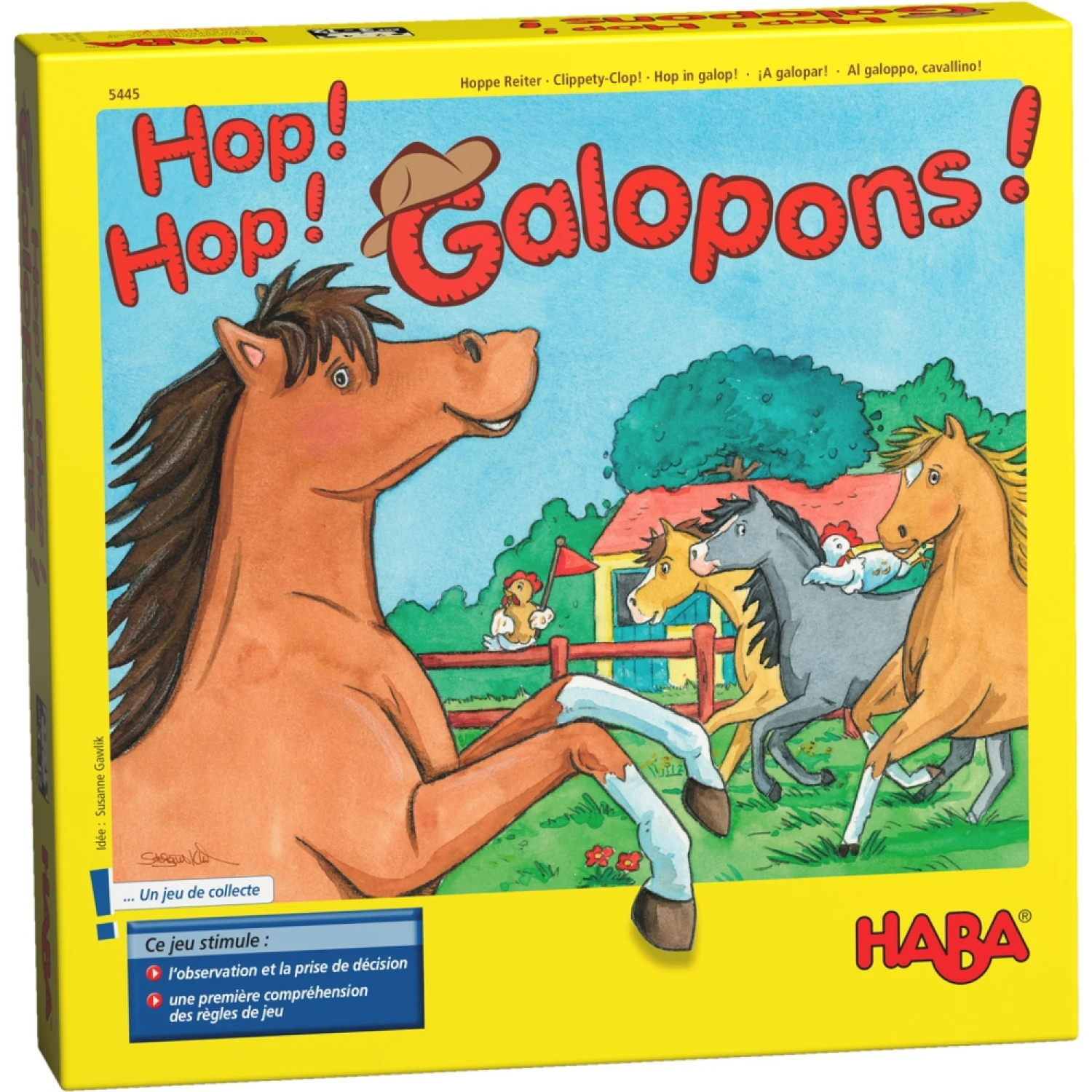 Haba Jeu Hop ! Hop ! Galopons ! 1 Haba Jeu Hop ! Hop ! Galopons !