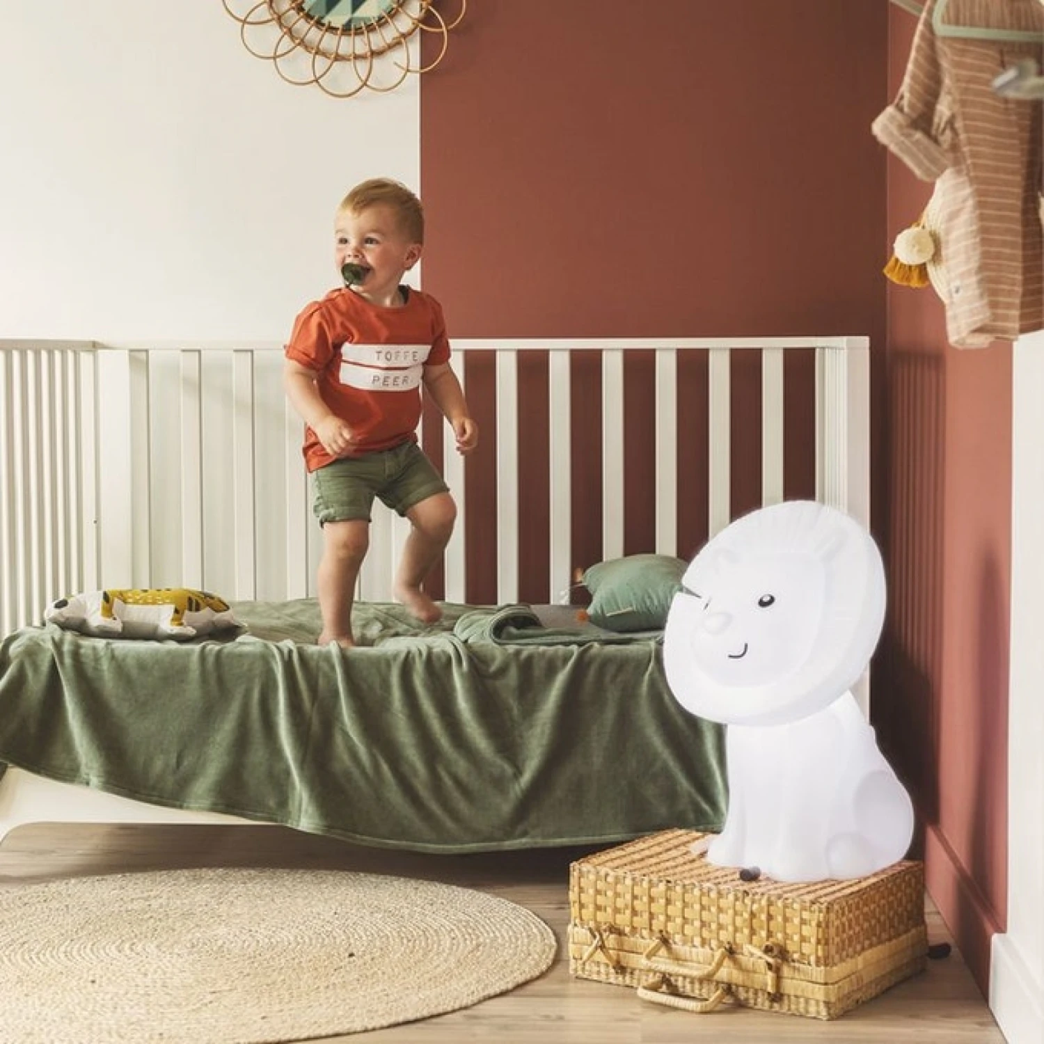 Veilleuse Hakuna Rechargeable Lion - Blanc 3 Veilleuse Hakuna Rechargeable Lion - Blanc – Image 3