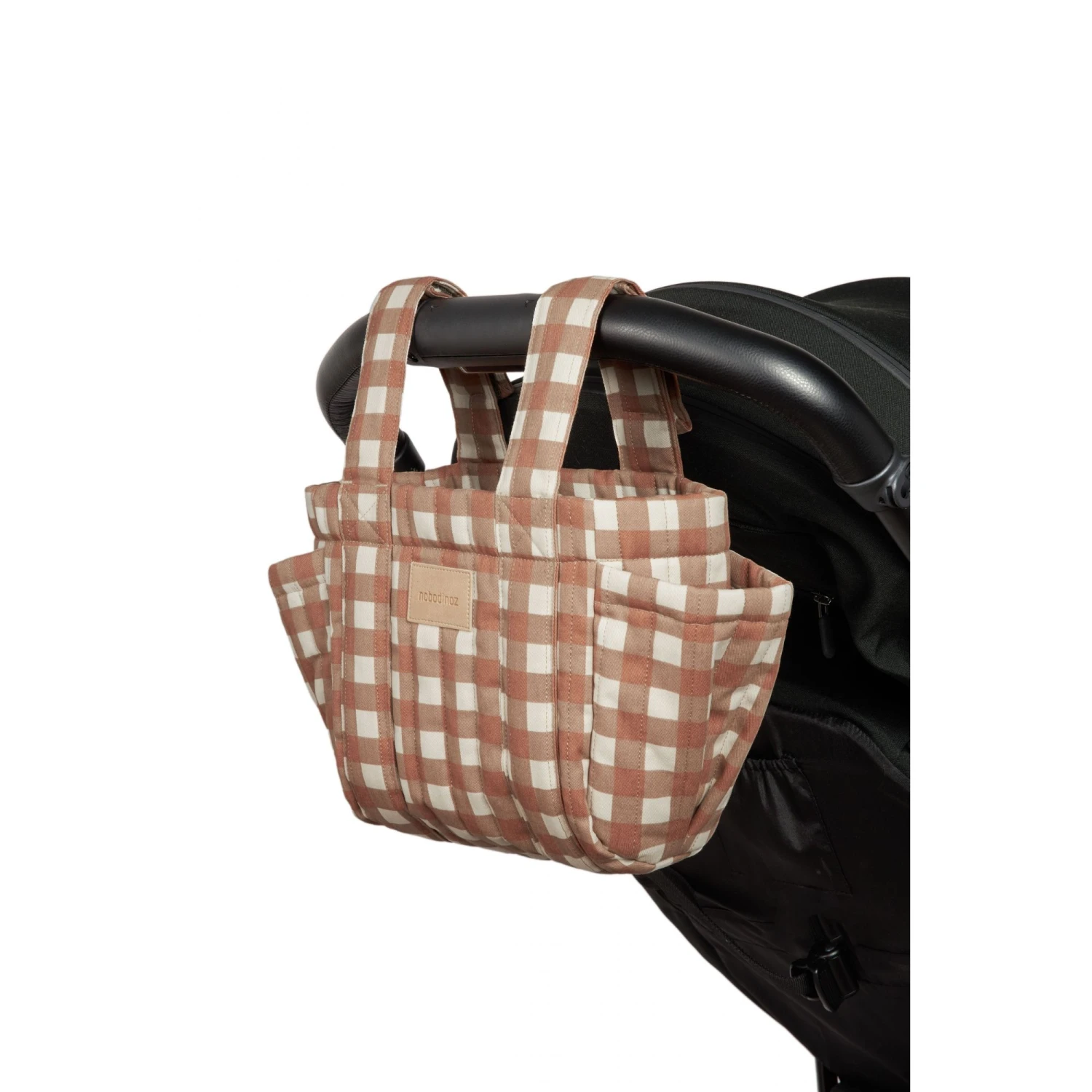Organisateur De Poussette Terracotta Checks 4 Organisateur De Poussette Terracotta Checks – Image 4