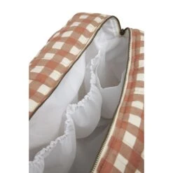 Sac à Langer Imperméable Terracotta Checks -Lilliputiens Soldes hyde park waterproof stroller bag 38x33x16 terracotta checks nobodinoz OF