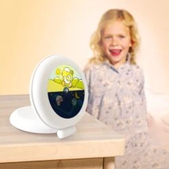 PABOBO Indicateur De Réveil Globetrotter Blanc -Lilliputiens Soldes indicateur de reveil globe trotter blanc kid sleep OC